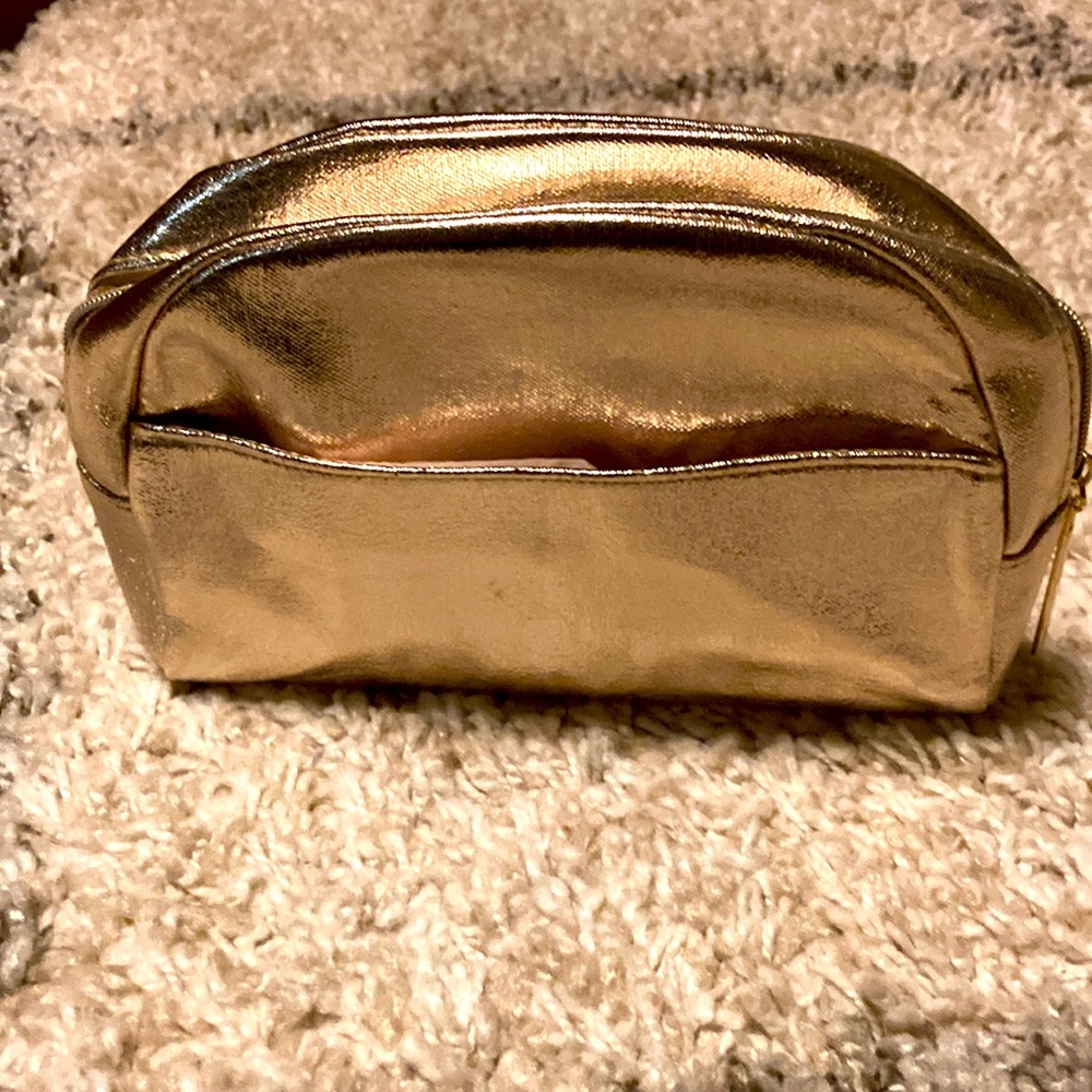 NWT: Gold Lancôme pouch